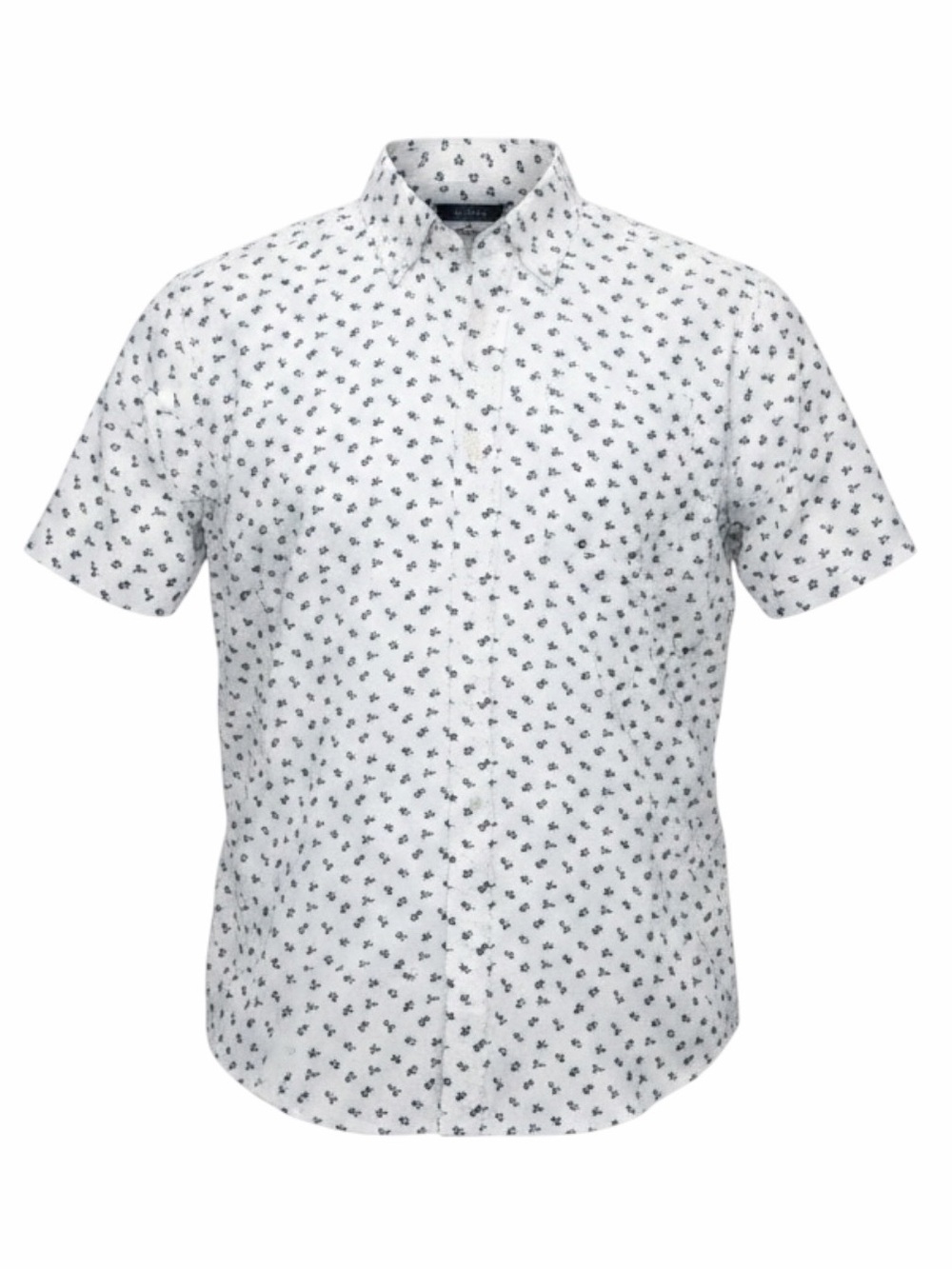 New St. Johns Bay Short Sleeve Button up Cotton Shirt Size Medium